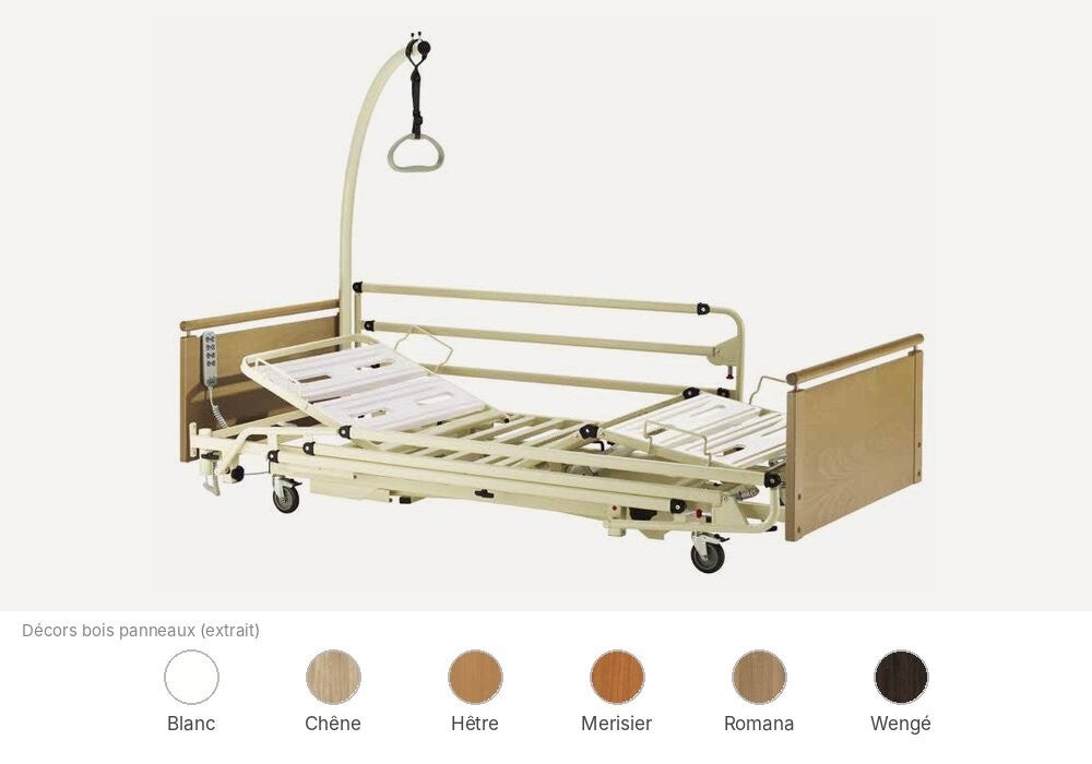 Lit médicalisé surbaissé HMS-VILGO Euro 1800 pour EHPAD