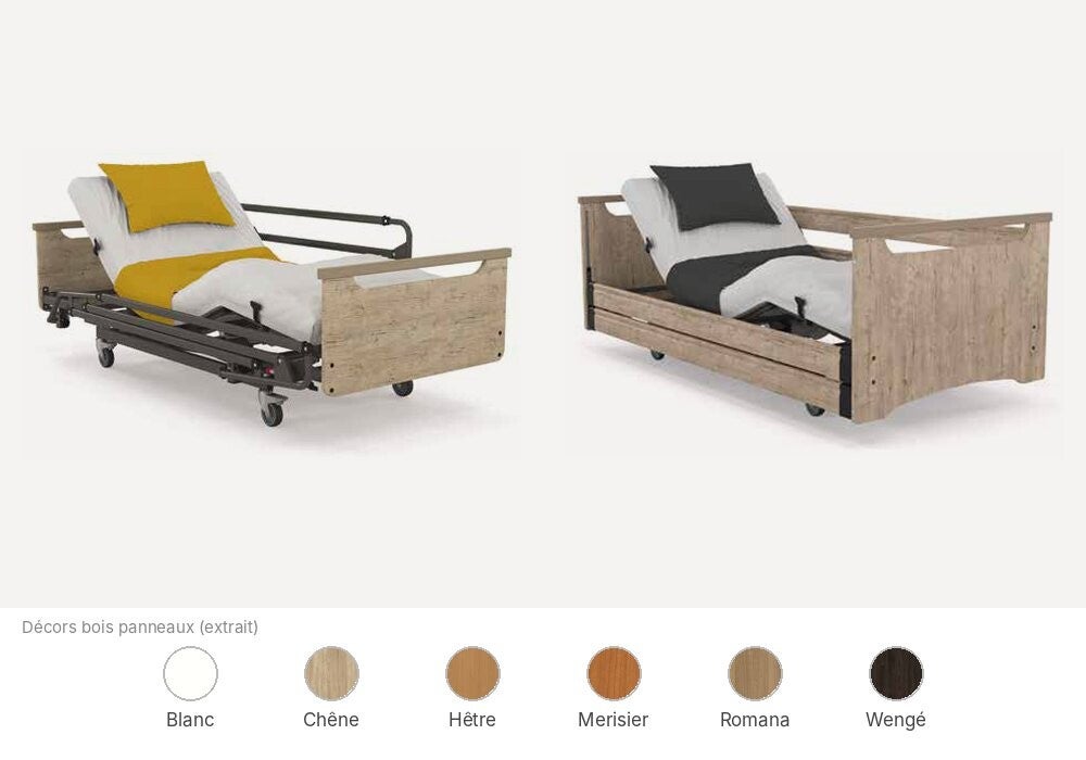 Lit médicalisé design HMS-VILGO Euro 2000 pour EHPAD