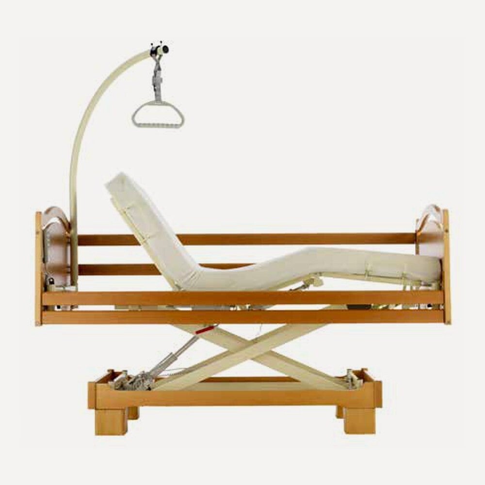Lit médicalisé HMS-VILGO Euro 9000 à piètement bois pour chambre d'EHPAD