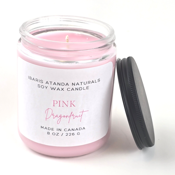 Pink Dragonfruit Candle