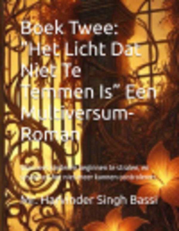 Boek Twee: “Het Licht Dat Niet Te Temmen Is