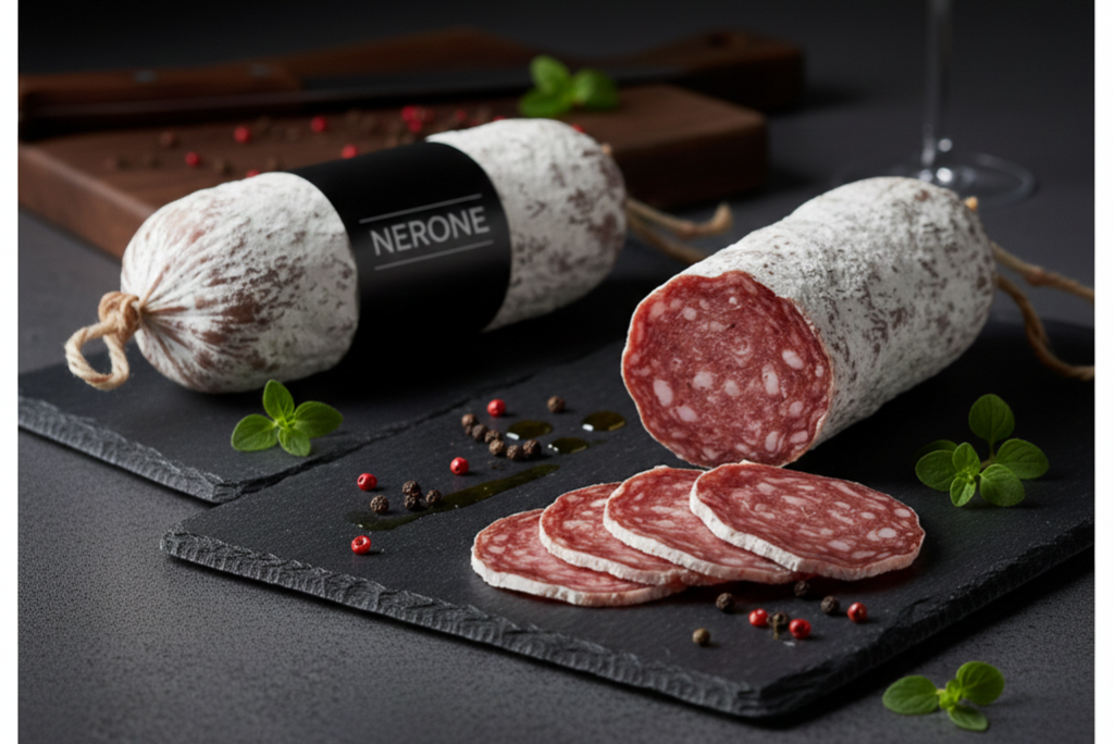 Salame Milano/Ungherese intero e a meta a marchio Nerone