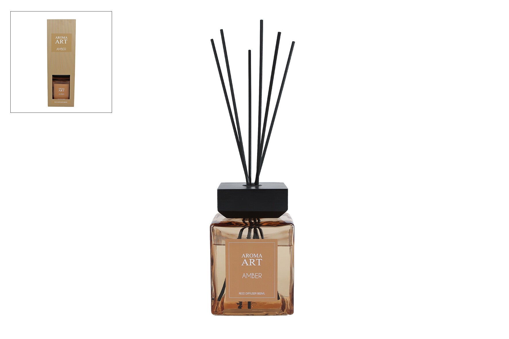 Diffuserset "Aroma Art" amber 800ml