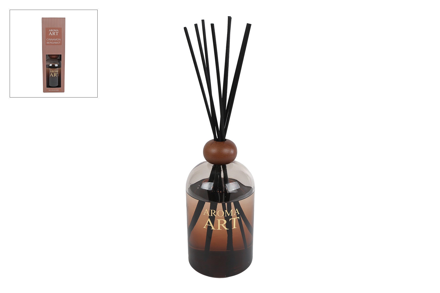Diffuserset "Aroma Art" cinnamon bergamot 800ml