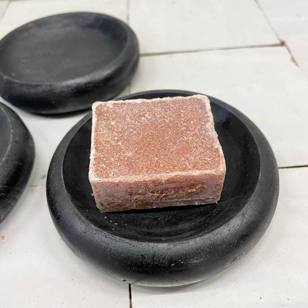 Schaaltje teak Bali zwart 9cm