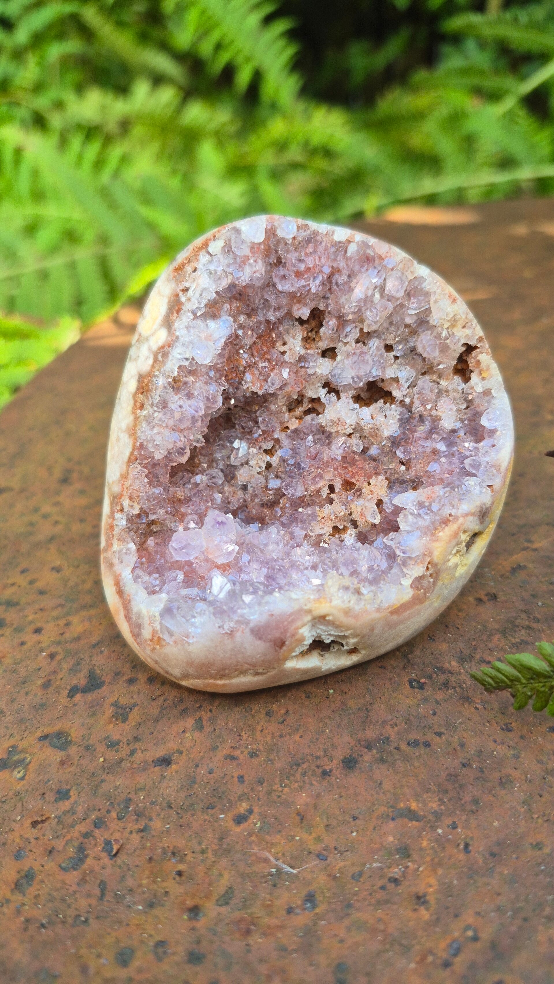 Chalcedoon roze (Amethist) "Geborgen"
