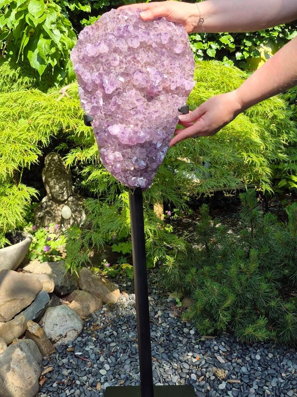 Amethist op standaard "Flowers"