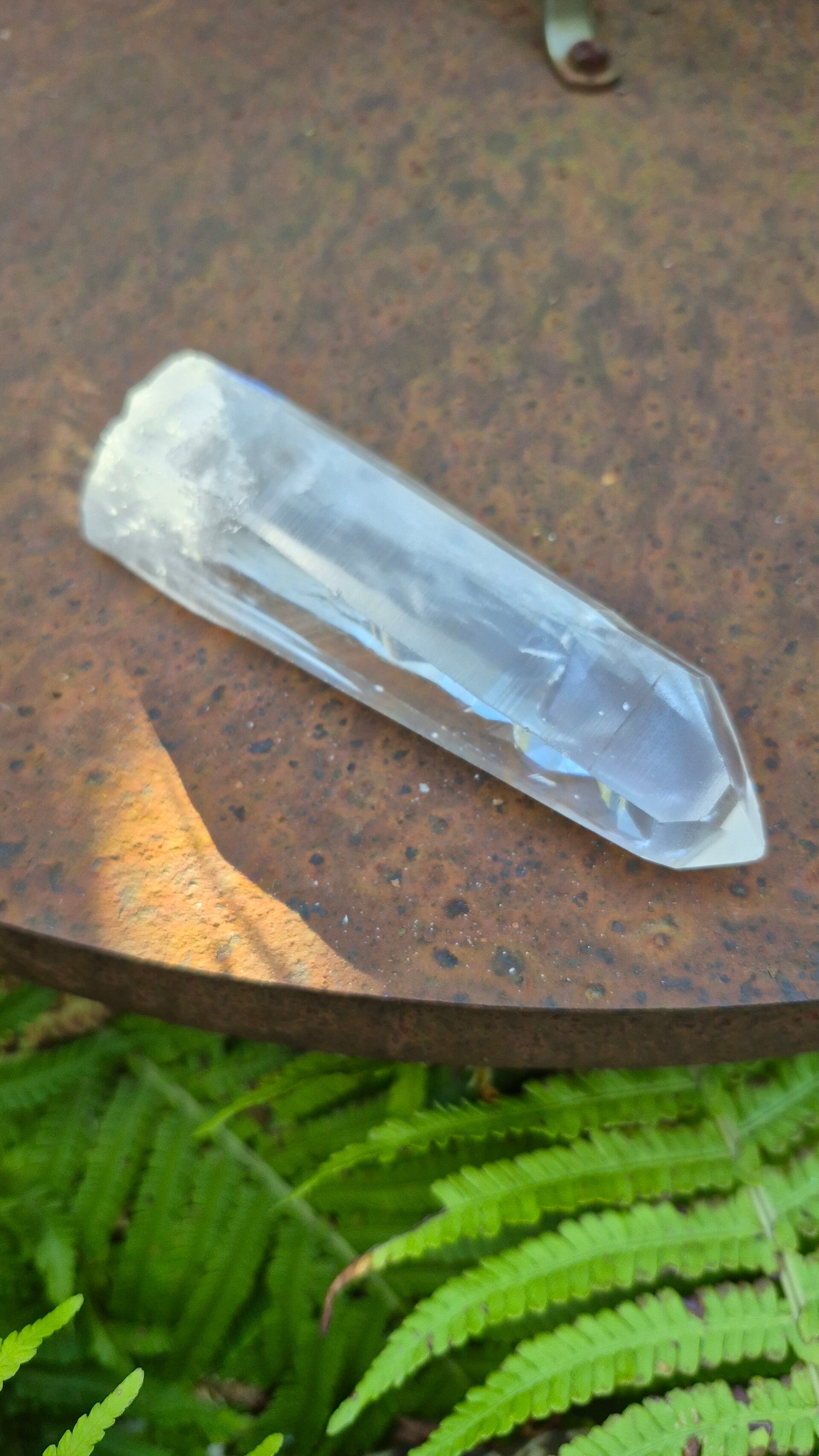 Lemurische Bergkristal punt groot