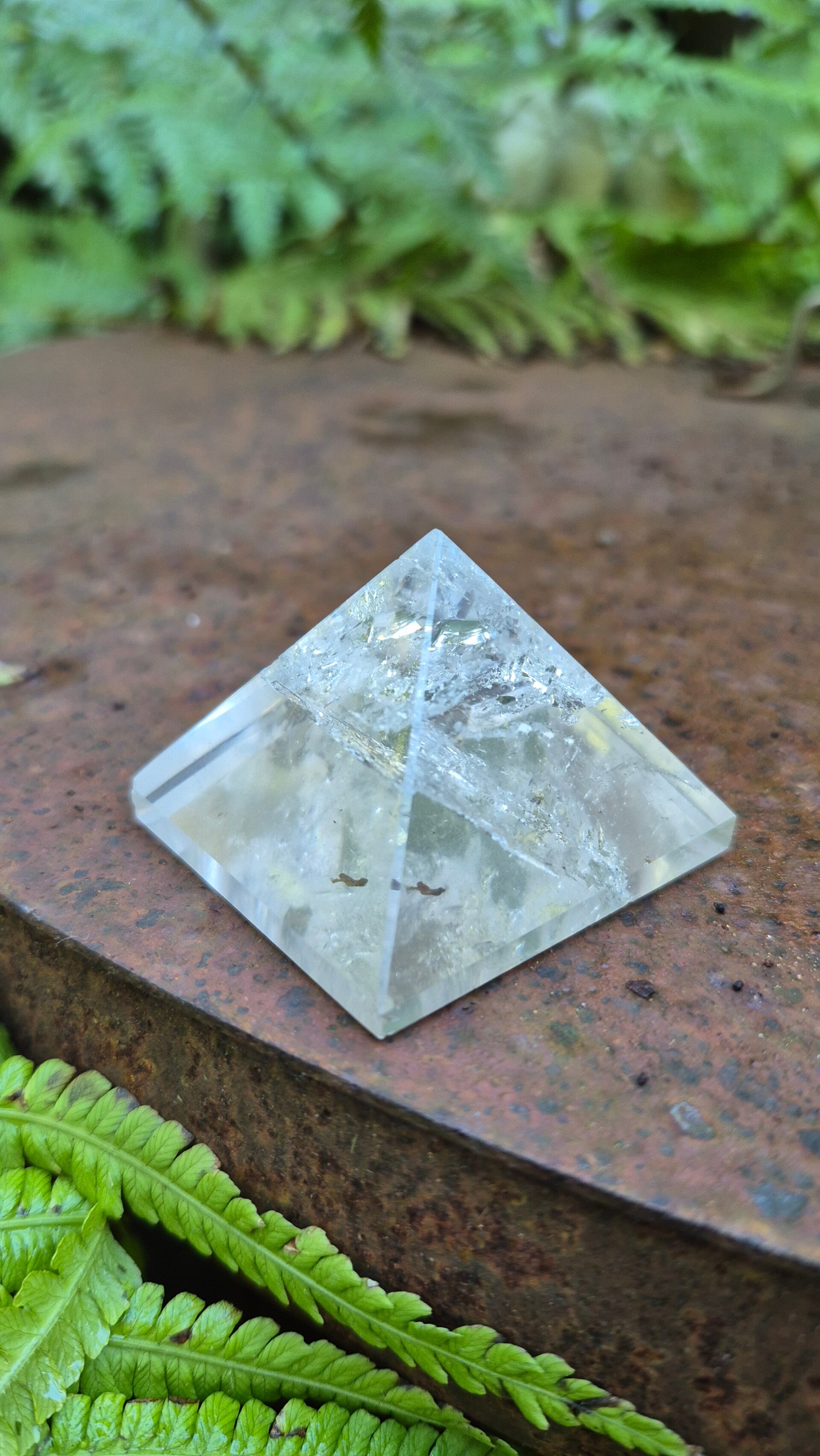 Bergkristal piramide