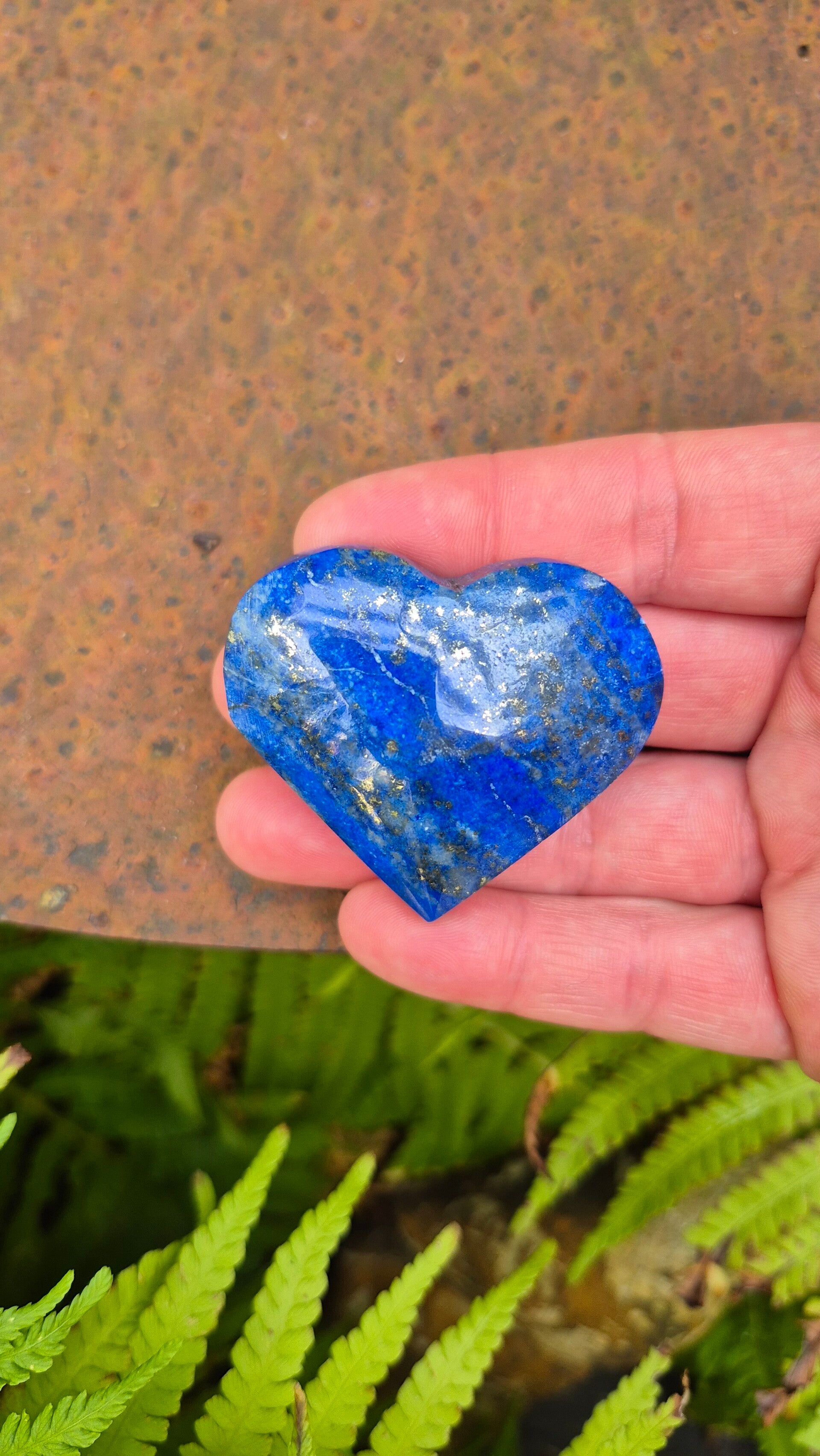 Lapis Lazuli hart klein