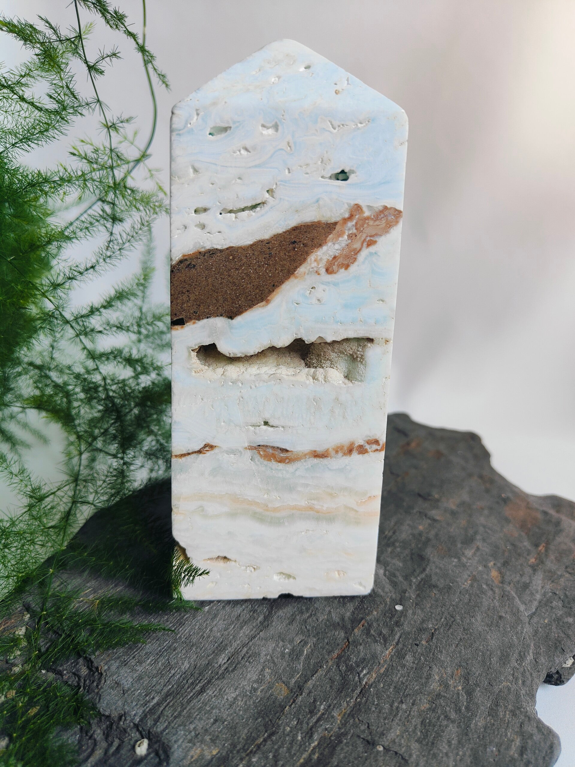 Pistache Calciet sculptuur