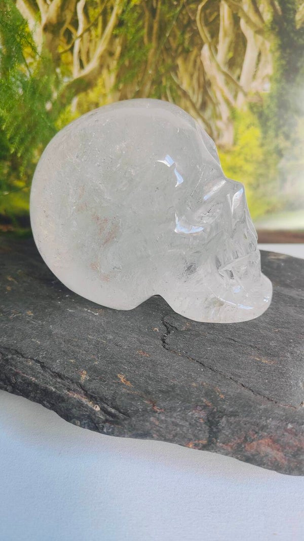 Bergkristal Skull