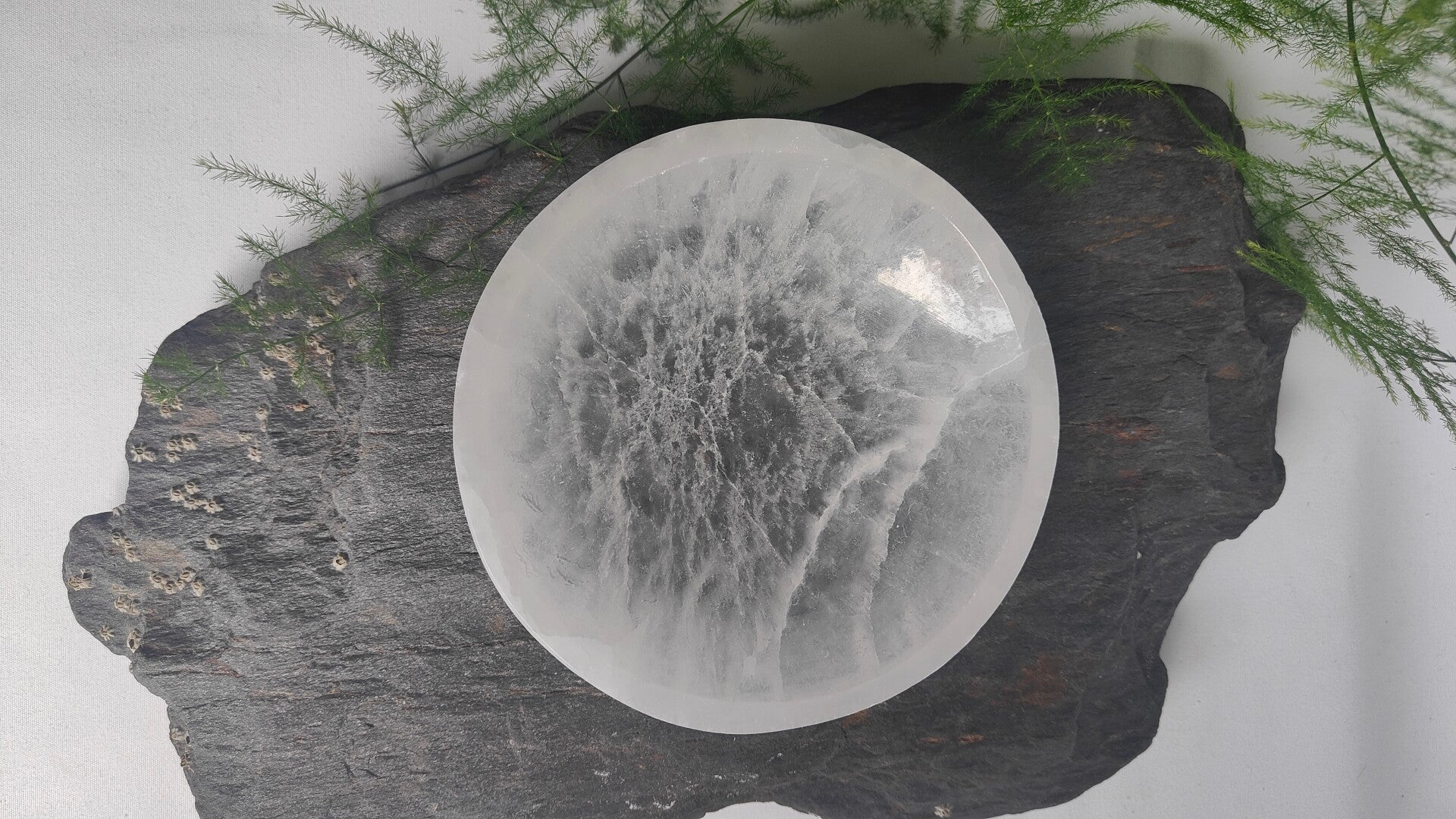 Seleniet oplaadschaal rond 12 cm