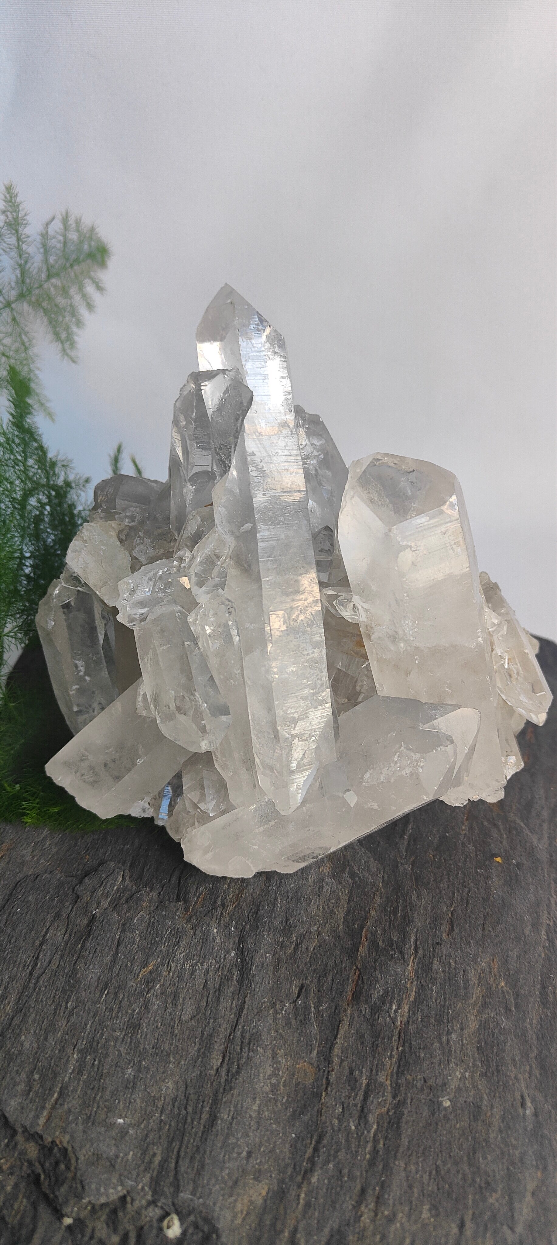 Bergkristal cluster "Mountainpeak"