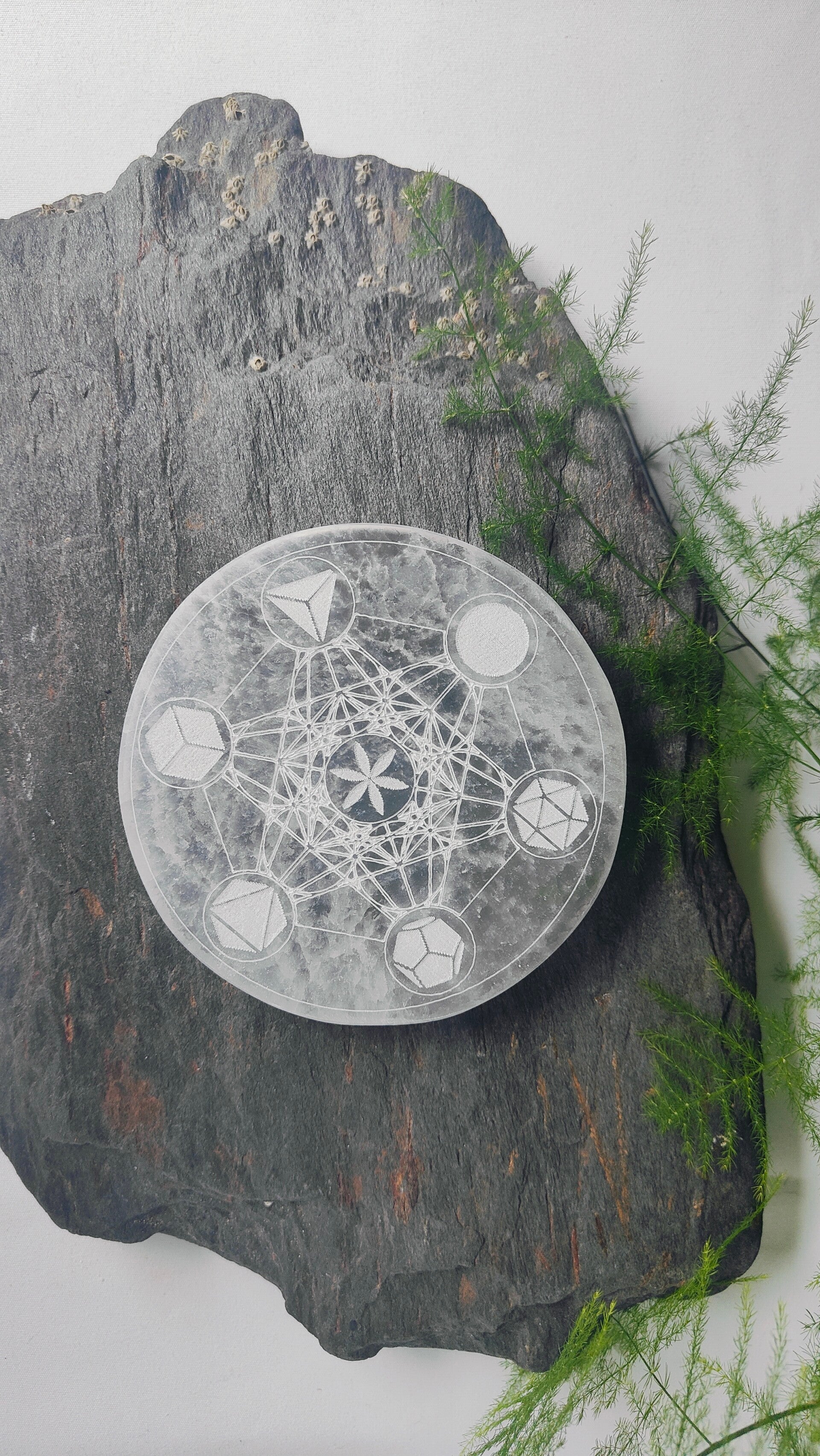 Seleniet schijf doorsnede 10 cm "Metatron"