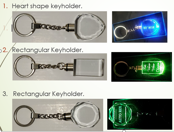 Crystal keyholders