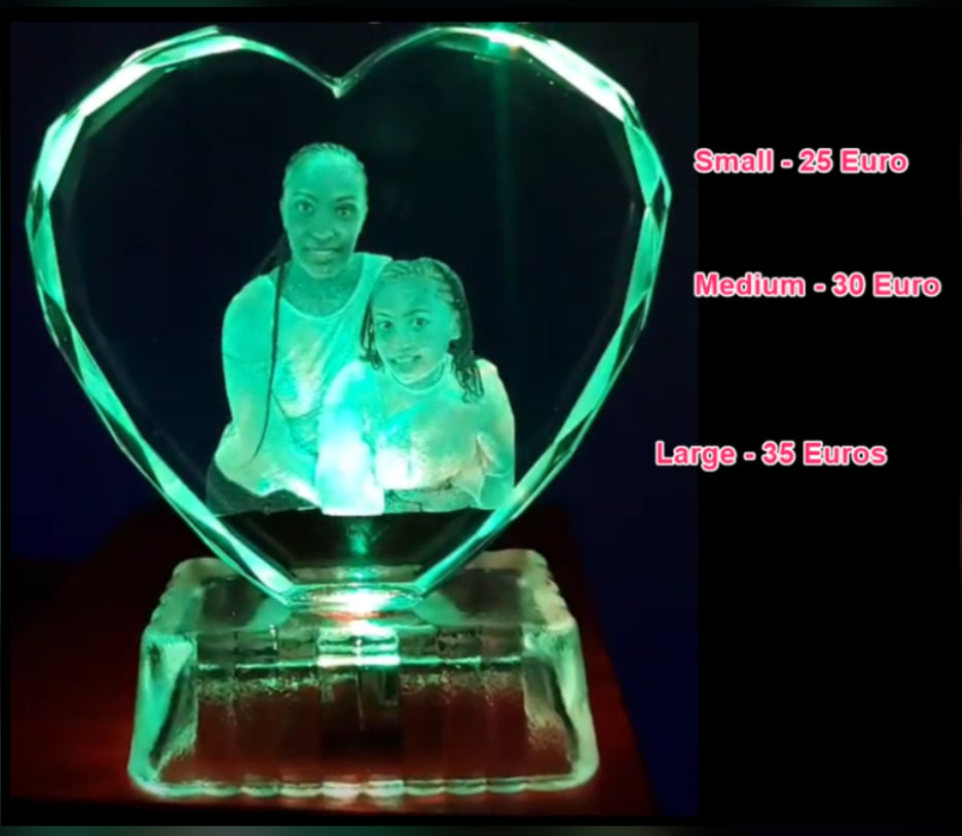 Heart shape Crystal