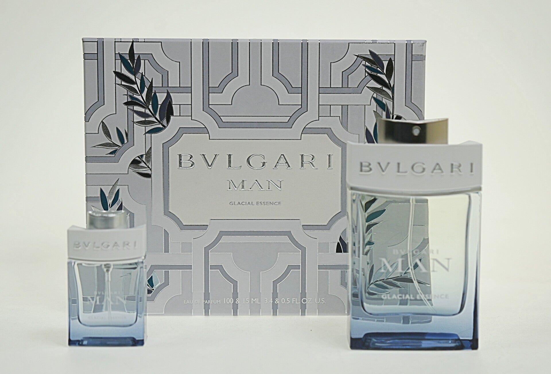 BVLGARI MAN GLACIAL ESSENCE (M) 2PC SET (3.4oz /15ml)