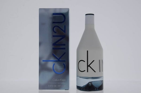 CALVIN KLEIN -IN-TWO-U (M) EDT SP 3.4oz (S.C)
