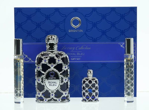 ORIENTICA ROYAL BLEU (U) (H/B) (LI FREE) 4PC SET (2.7oz edp sp, 7.5ml edp sp, 2x10ml edp sp)