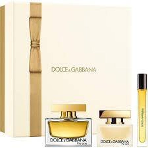 DOLCE&GABBANA THE ONE (W) (H/B) 2PC SET (2.5oz edp sp,10ML edp sp)