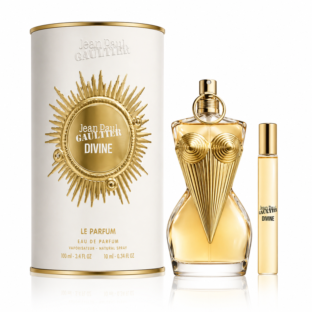 JEAN PAUL GAULTIER DIVINE 2PC (3.4 OZ) EDP (10ML)