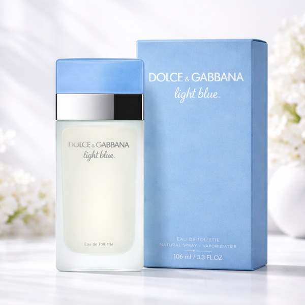 DOLCE&GABBANA LIGHT BLUE (W) EDT SP3.3oz (LI FREE)