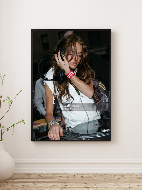 Lindsay Lohan — Y2K Icon Framed Wall Art