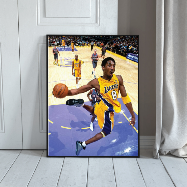 Kobe Bryant Basketball Wall Art Poster – 12 x 17