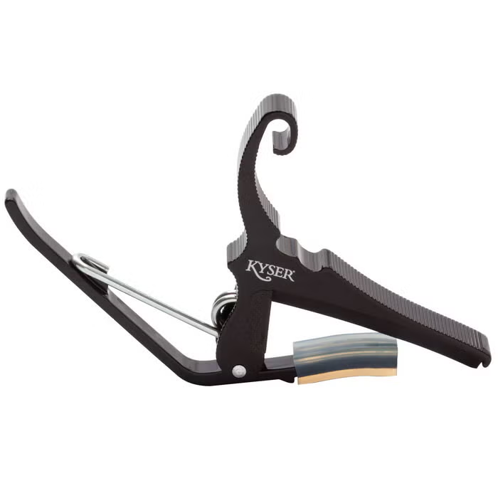 Kyser Quick-Change 12-String capo voor 12-snarige gitaar zwart
