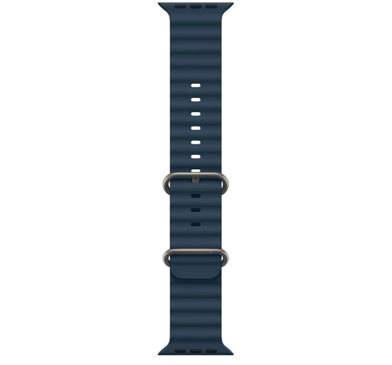 Apple Watch Band (49mm) - Navy with Natural Titanium Finish - Regular