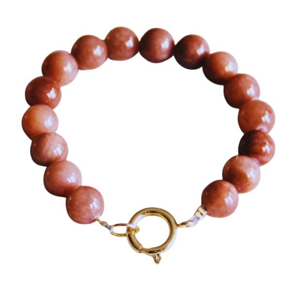 XL kralenarmband - mokka