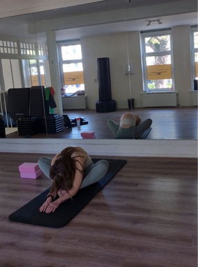 yin yoga pose