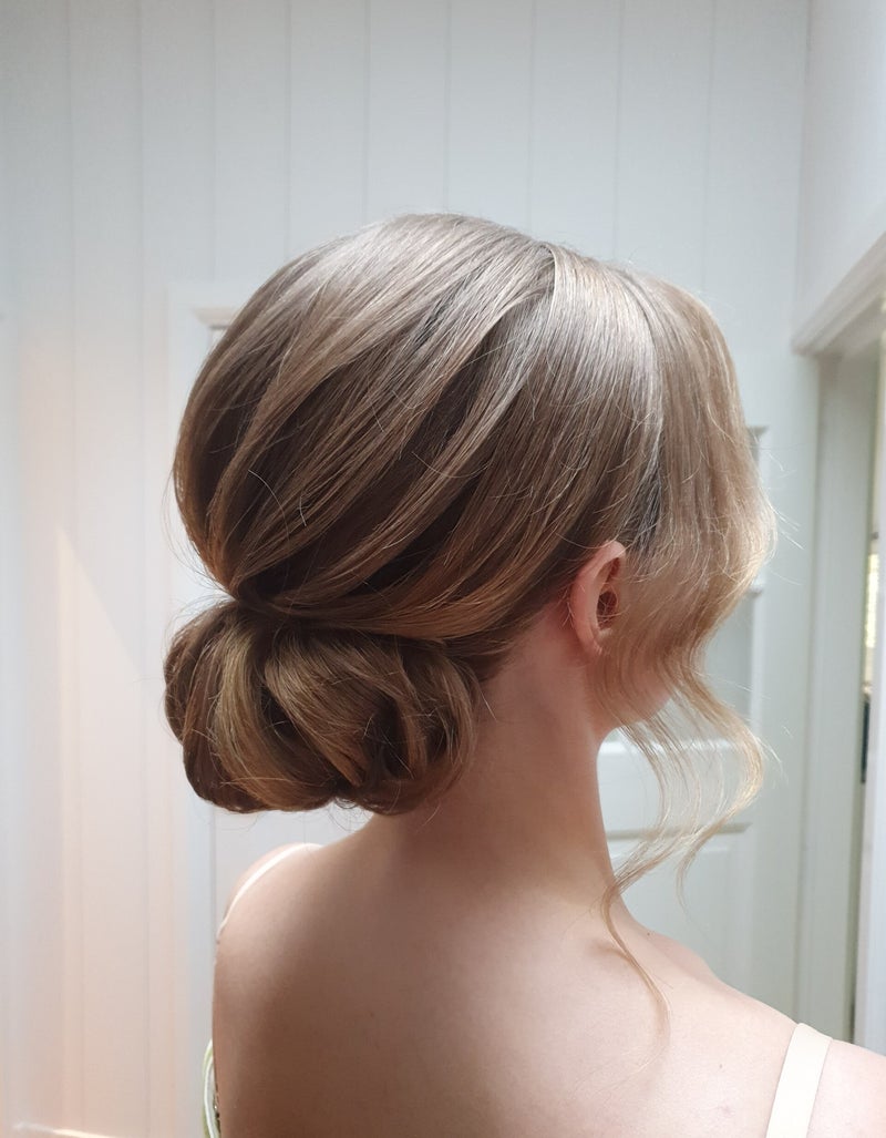 bruidskapsel halflang haar