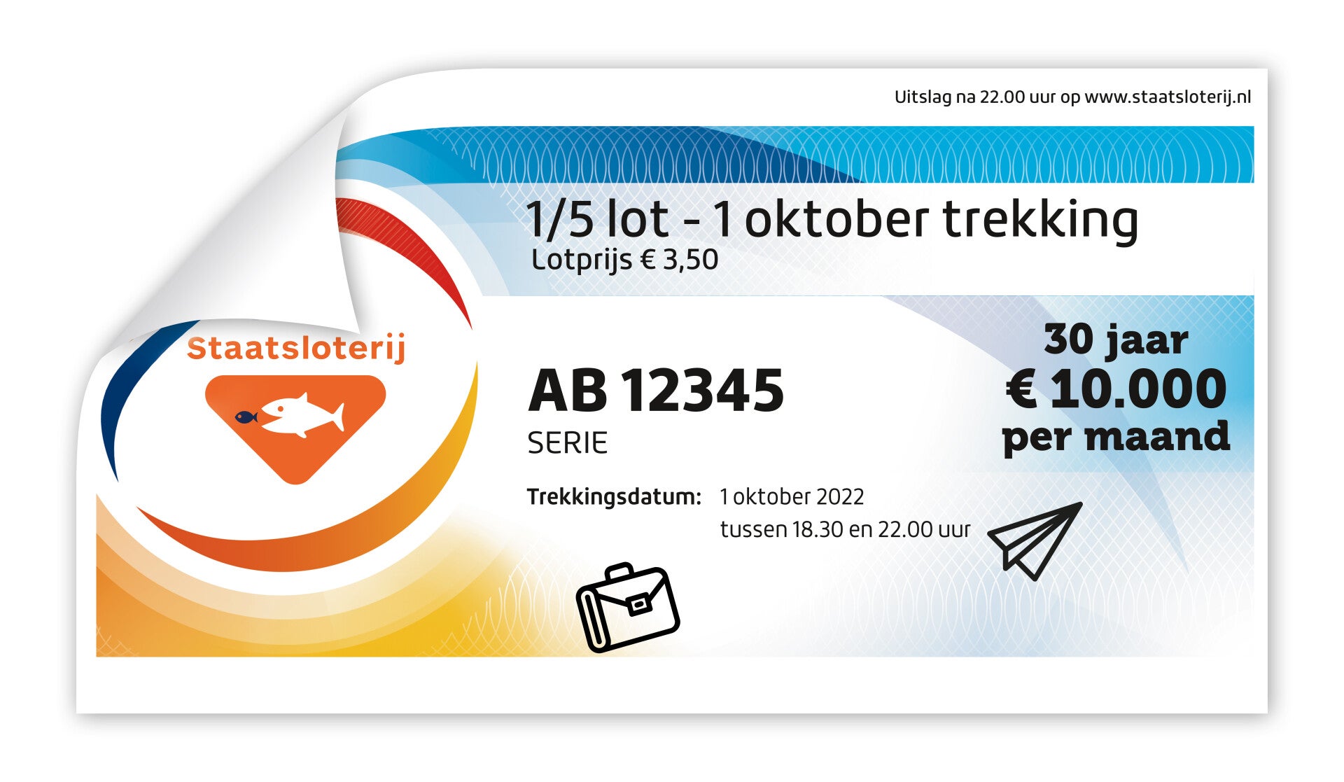 1/5 Staatslot XL 1 Oktober