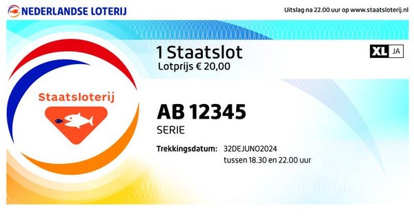 Heel Staatslot XL 10 September