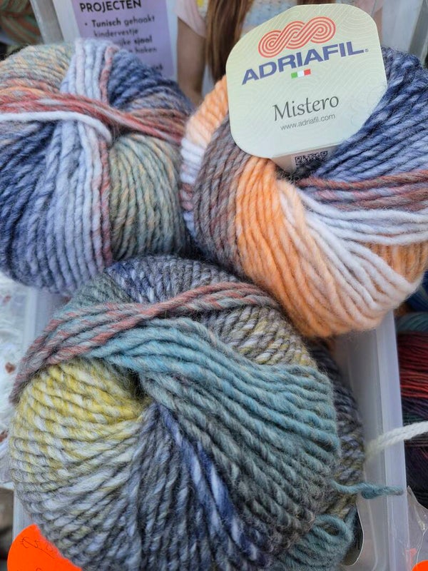 Adriafil MIstero verloop garen wol met acryl