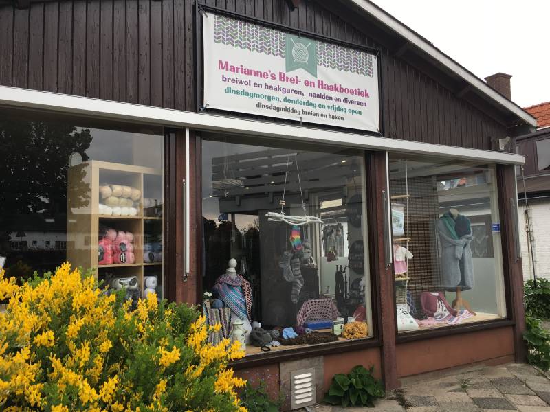 Aan de straatkant ziet het er zo uit....