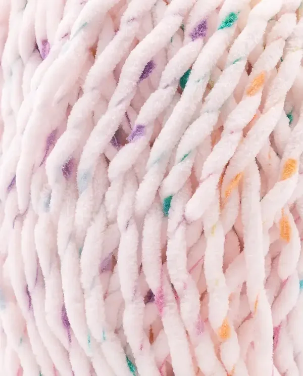 Phildar Chenille Candy chenille met kleur-effekt