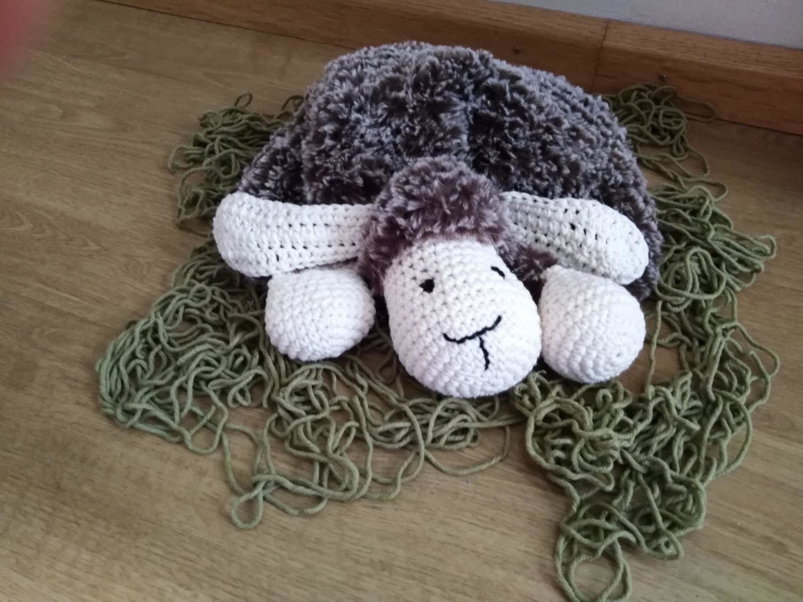 mariannesbreihaakboetiek, scheepjes, furry, fluffy, schaapje, kroeldoek