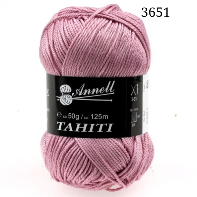 Annell Tahiti 100% gemerceriseerde katoen
