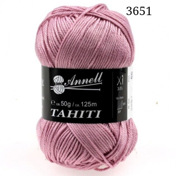 Annell Tahiti 100% gemerceriseerde katoen