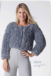 mariannesbreihaakboetiek panda lammy kort vest langharig garen breien