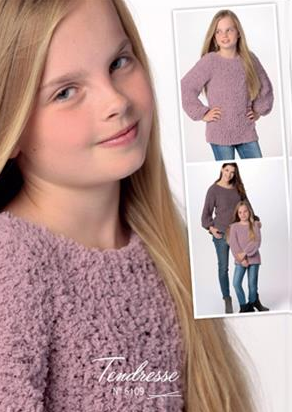 mariannesbreiboetiek trui breien meisjestrui zacht fluffy 