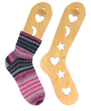 Sok blokker hout - maat S 21 cm