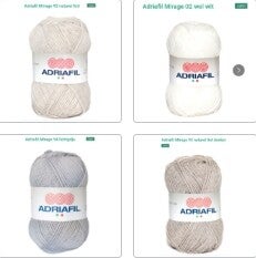 Adriafil Mirage diverse kleuren