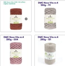 DMC Nova Vita 4 - effen macrame en haken