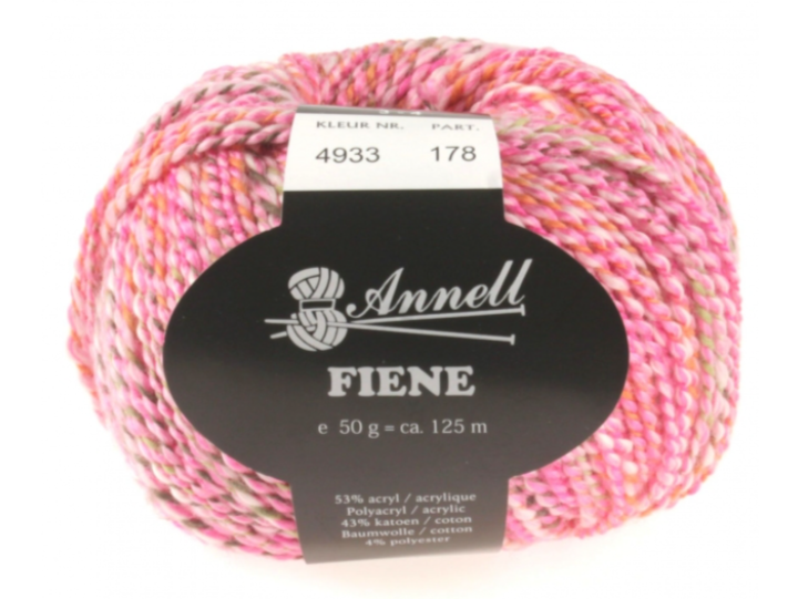 Annell Fiene half katoen gemeleerd