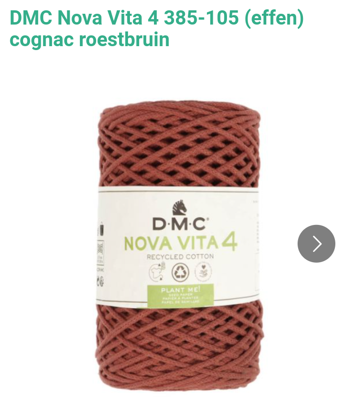 DMC Nova Vita 4 - effen macrame en haken
