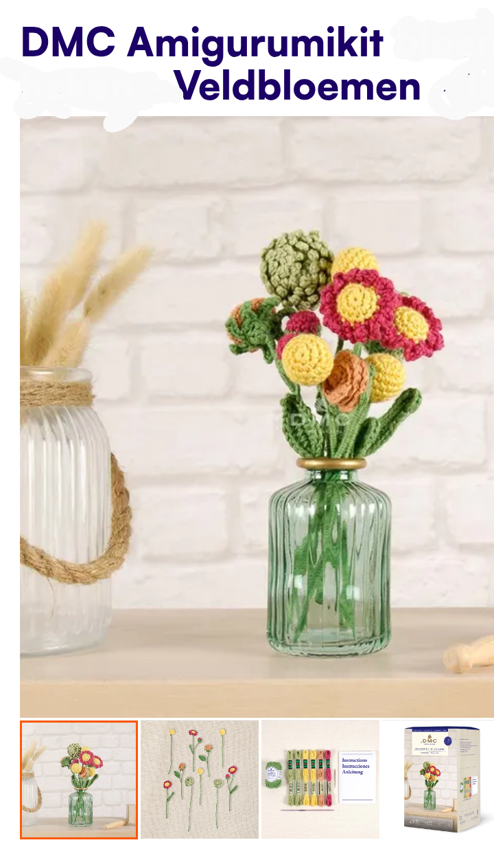 Haakpakket Veldbloemen haken